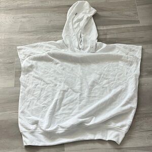 Lane Bryant White Hoodie Sweatshirt